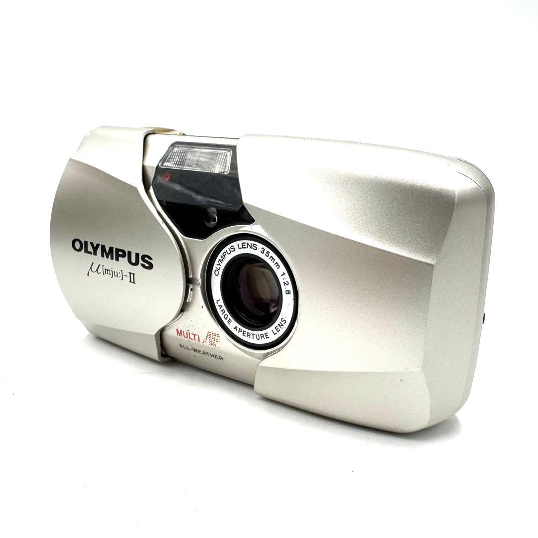 完動品 Olympus オリンパス mju ii 2 フィルムカメラ 単焦点