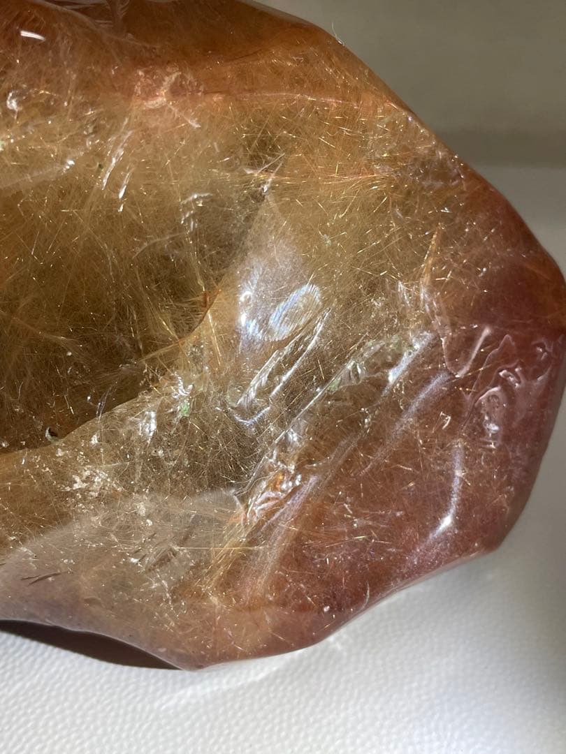 lnashin　特大　希少　1804g 針びっちり　ルチルクォーツ　磨き