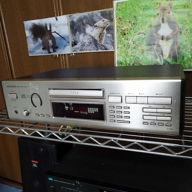 美品_完動_整備済_ONKYO_CDプレイヤー_C-702_リモコン無し