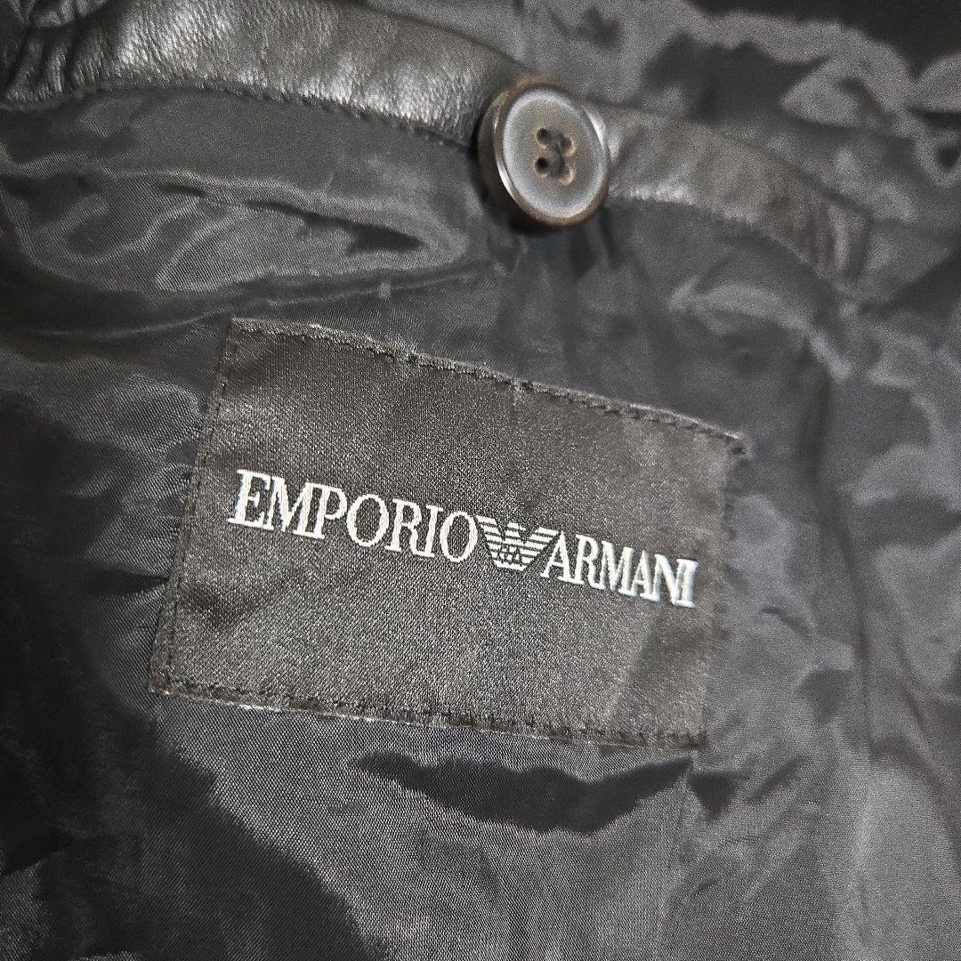 超希少 エンポリオアルマーニ ブラックポニー ハラコ毛皮 セーター ジャケット