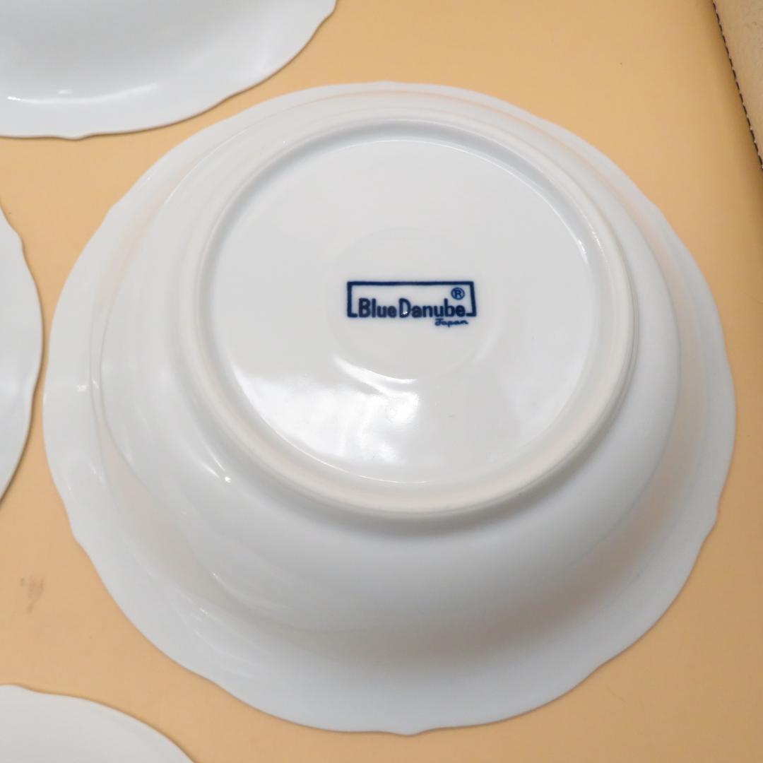 美品　ブルーダニューブ Blue　中皿　７枚