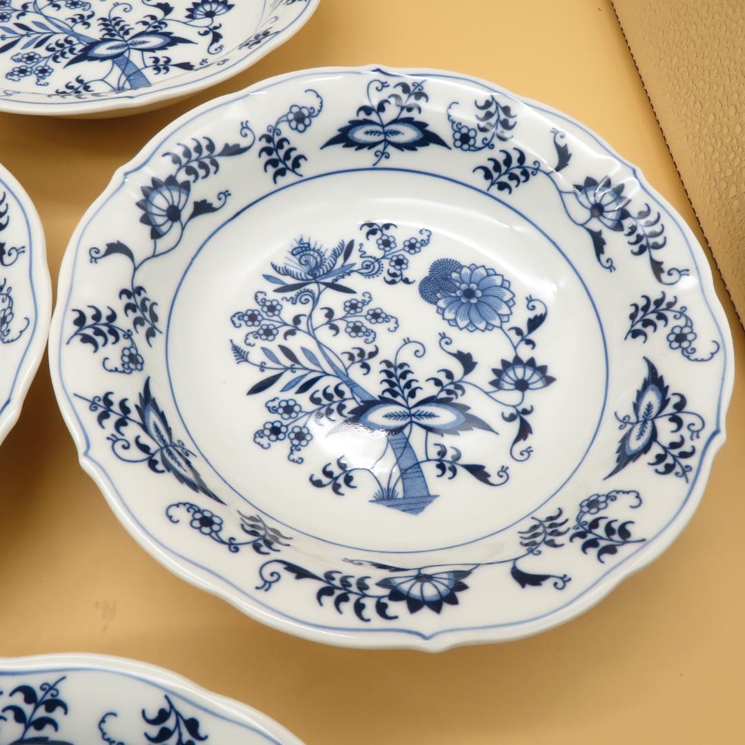 美品　ブルーダニューブ Blue　中皿　７枚