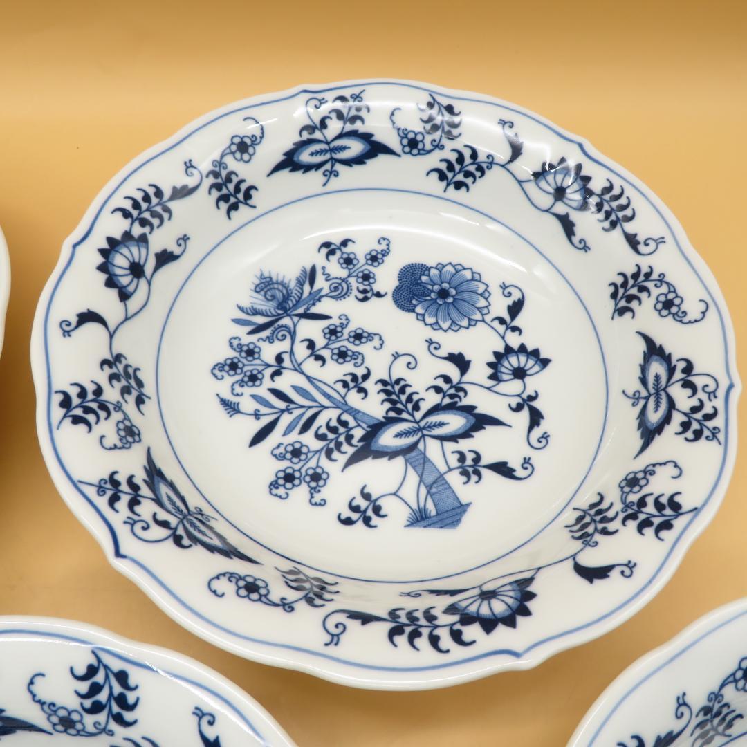 美品　ブルーダニューブ Blue　中皿　７枚