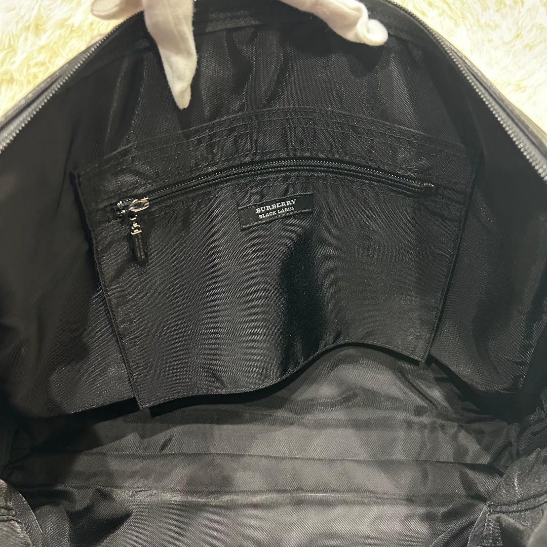 BURBERRY BLACKLABEL ビジネスバッグ ノバチェック 美品 黒