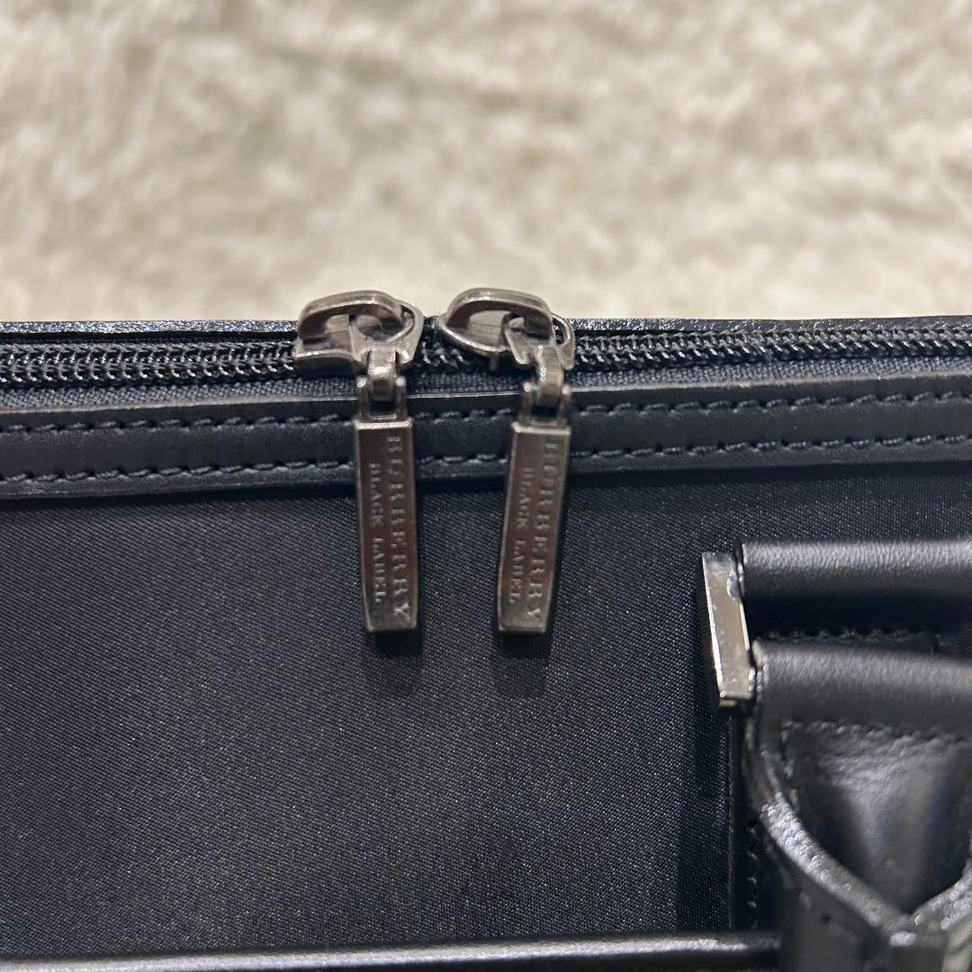 BURBERRY BLACKLABEL ビジネスバッグ ノバチェック 美品 黒