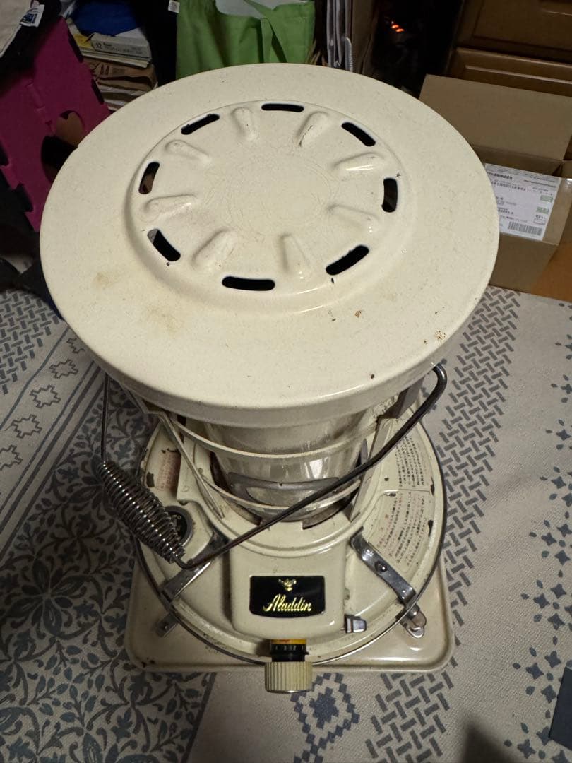 Aladdin ストーブ クリーム色