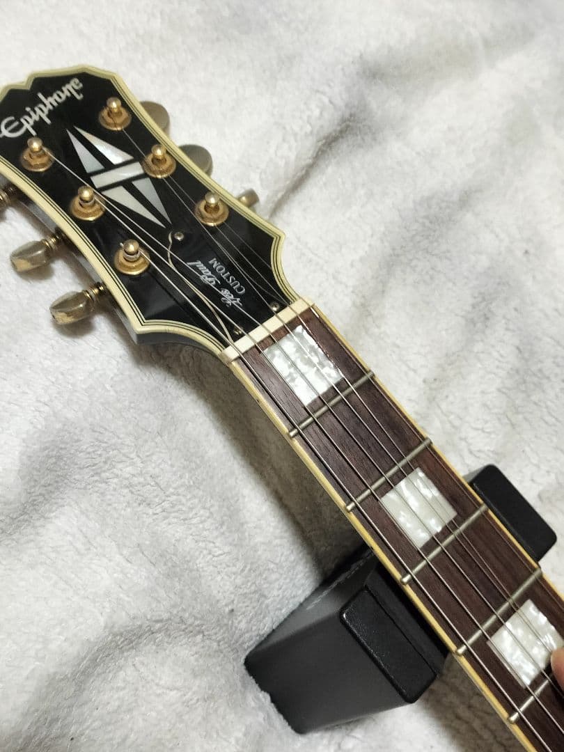 epiphone les paul custom エピフォン レスポール 黒