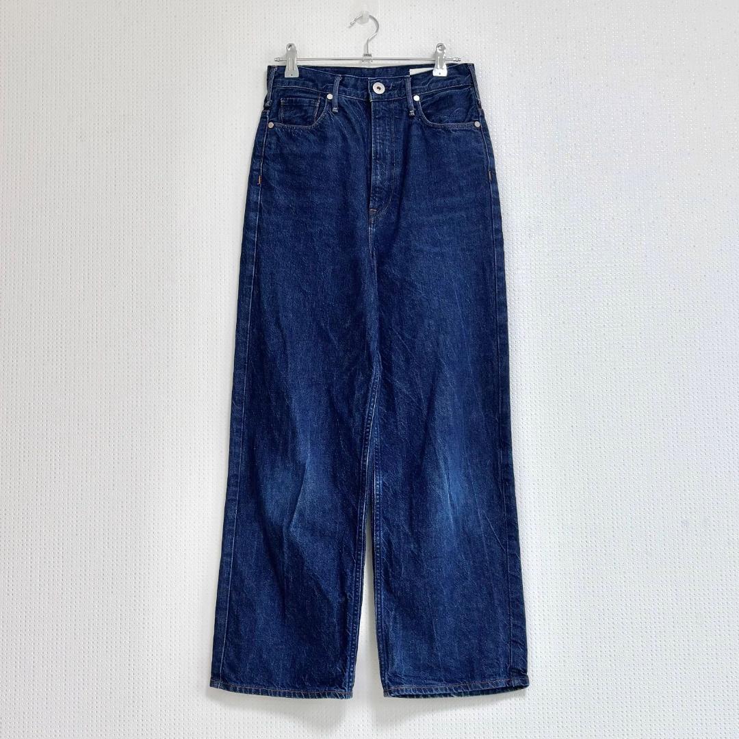 美品✨アッパーハイツ　THE NIECE デッド風 デニム　濃紺 23 ニース