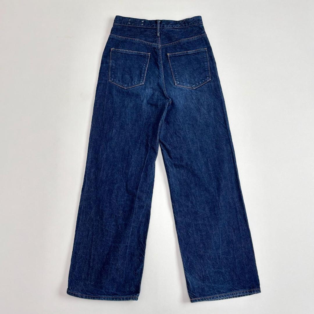 美品✨アッパーハイツ　THE NIECE デッド風 デニム　濃紺 23 ニース