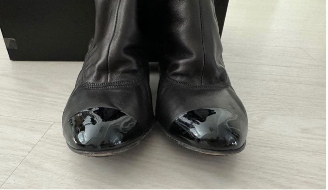 CHANEL 正規販売店購入ニーハイブーツ