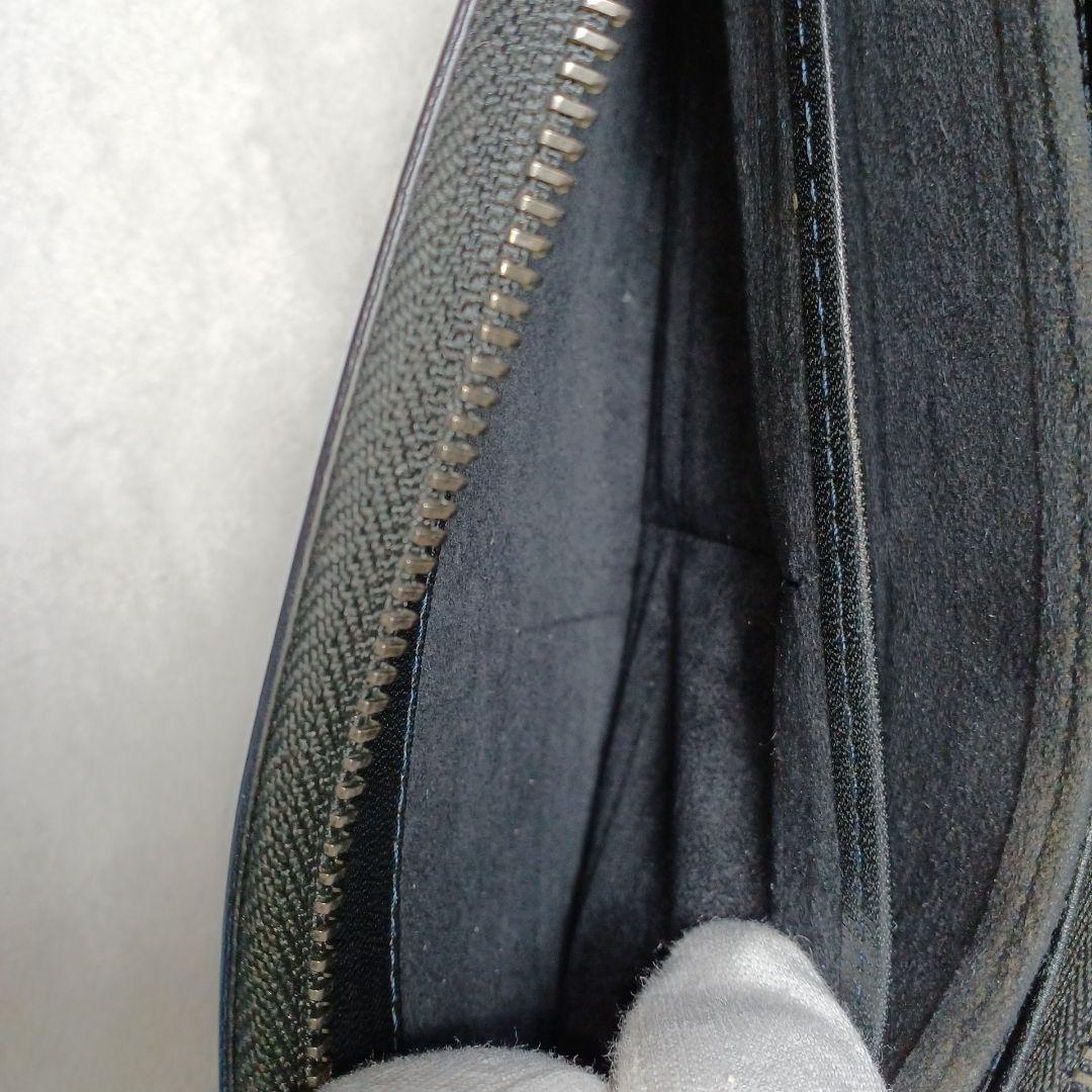 美品　Alt81 オルト81 ラウンドジッパーレザー長財布　黒