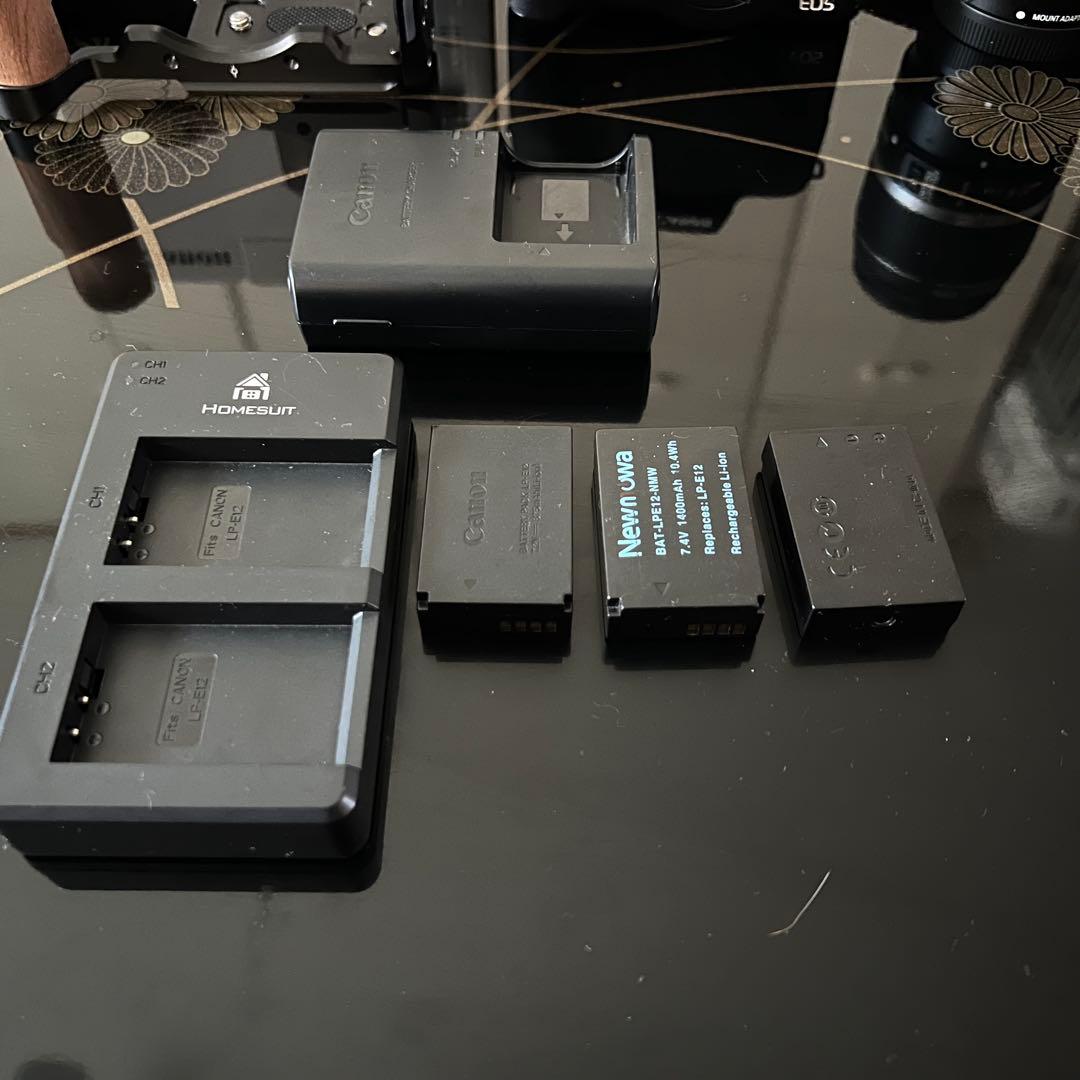 Canon EOS Kiss M 本体 + 付属品 + 非売品リグ