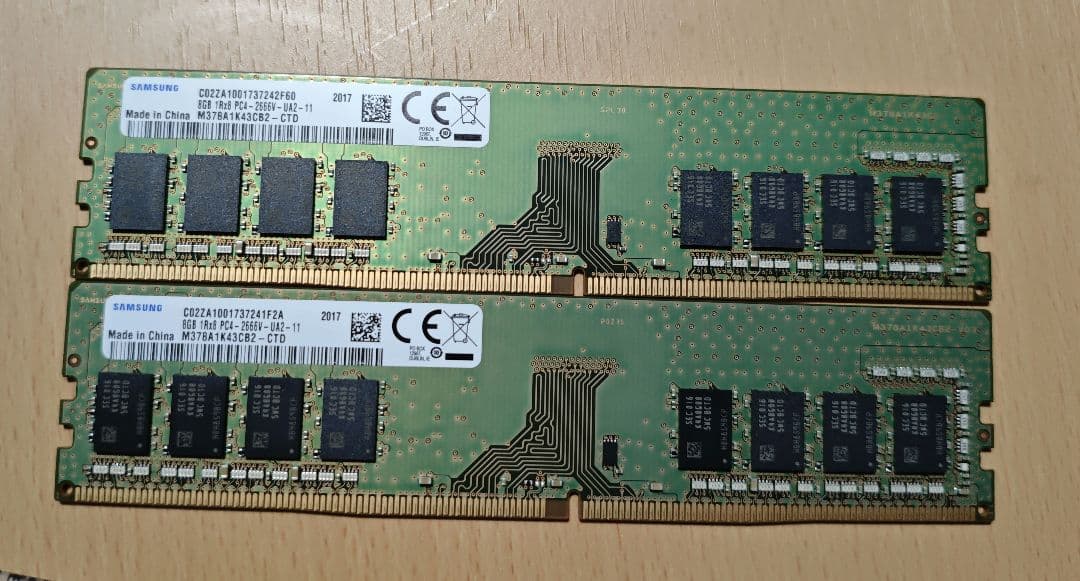 Samsung DDR4 2666 8GB×2 M378A1K43CB2-CTD