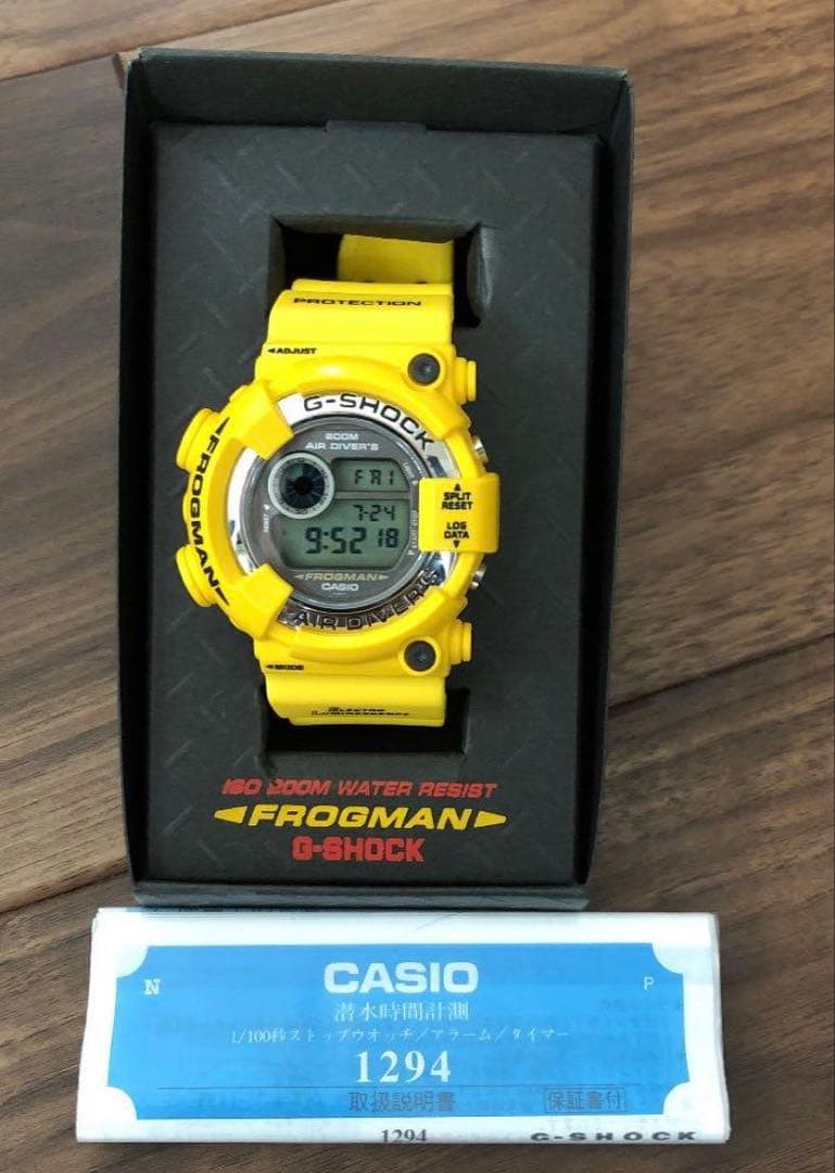 最終【フロッグマン】CASIO G-SHOCK 腕時計　イエロー　DW-8250