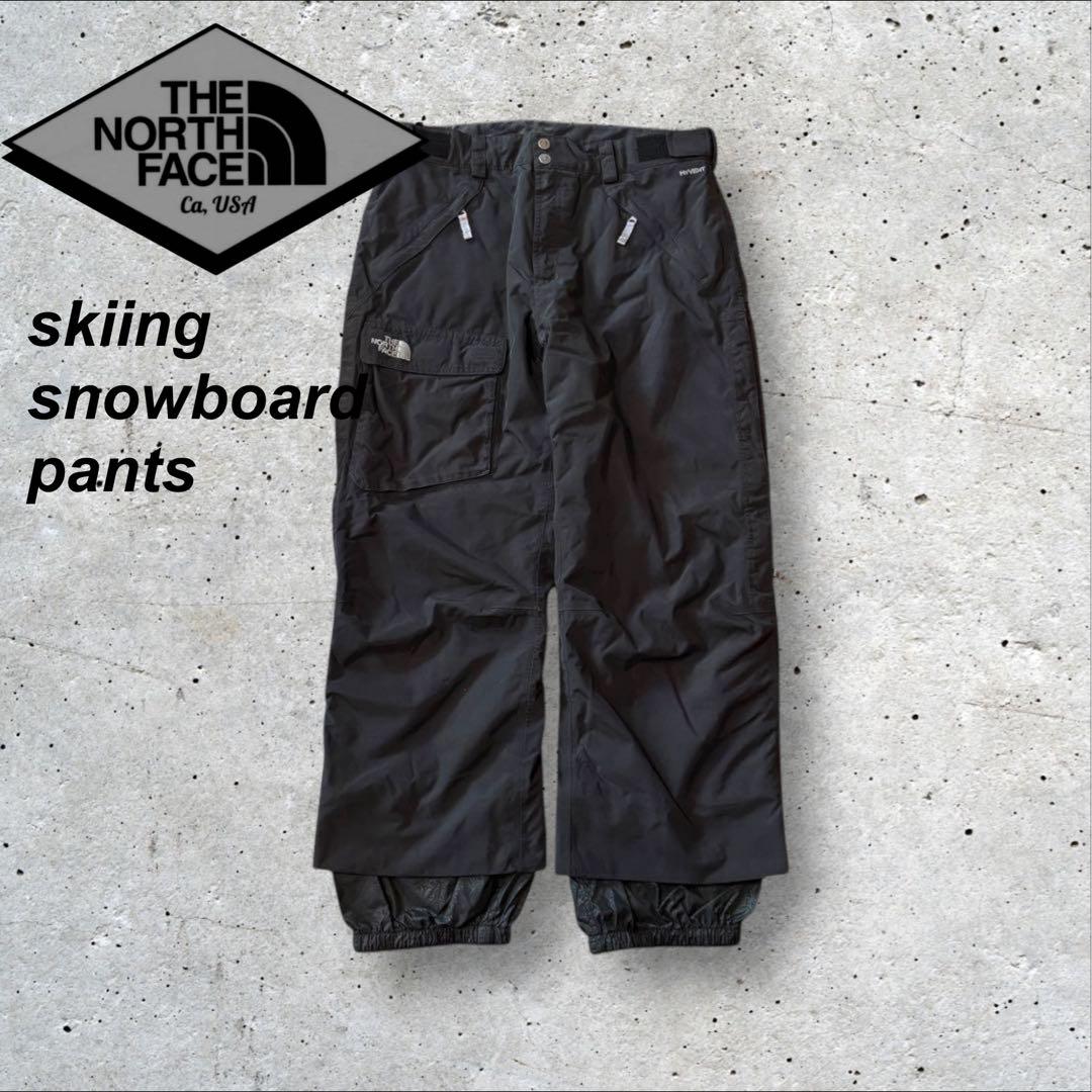 〈ザ・ノースフェイス〉スキー　スノボーパンツ　L 黒　ハイベント　人気カラー k