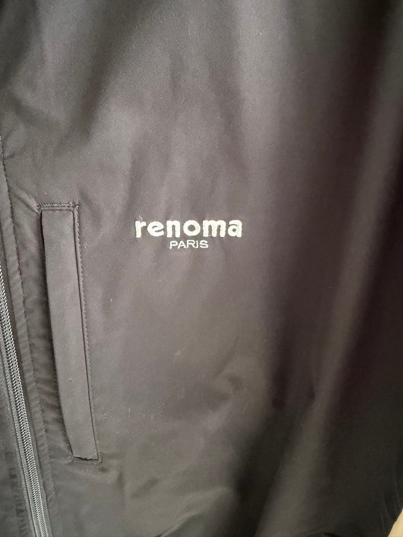 renoma ゴルフジャケット 黒/ベージュ