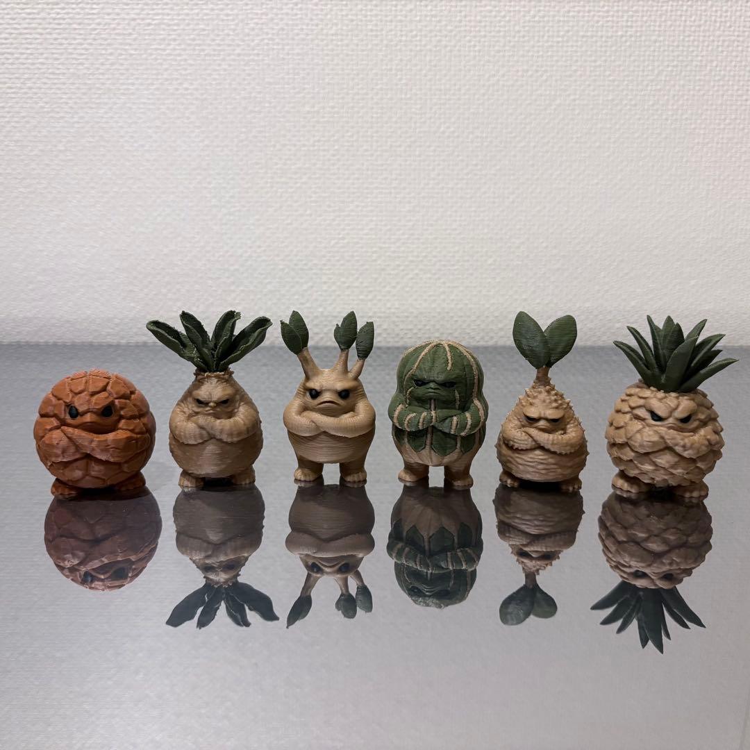 多肉植物・塊根植物フィギュア XS サイズ 6体セット