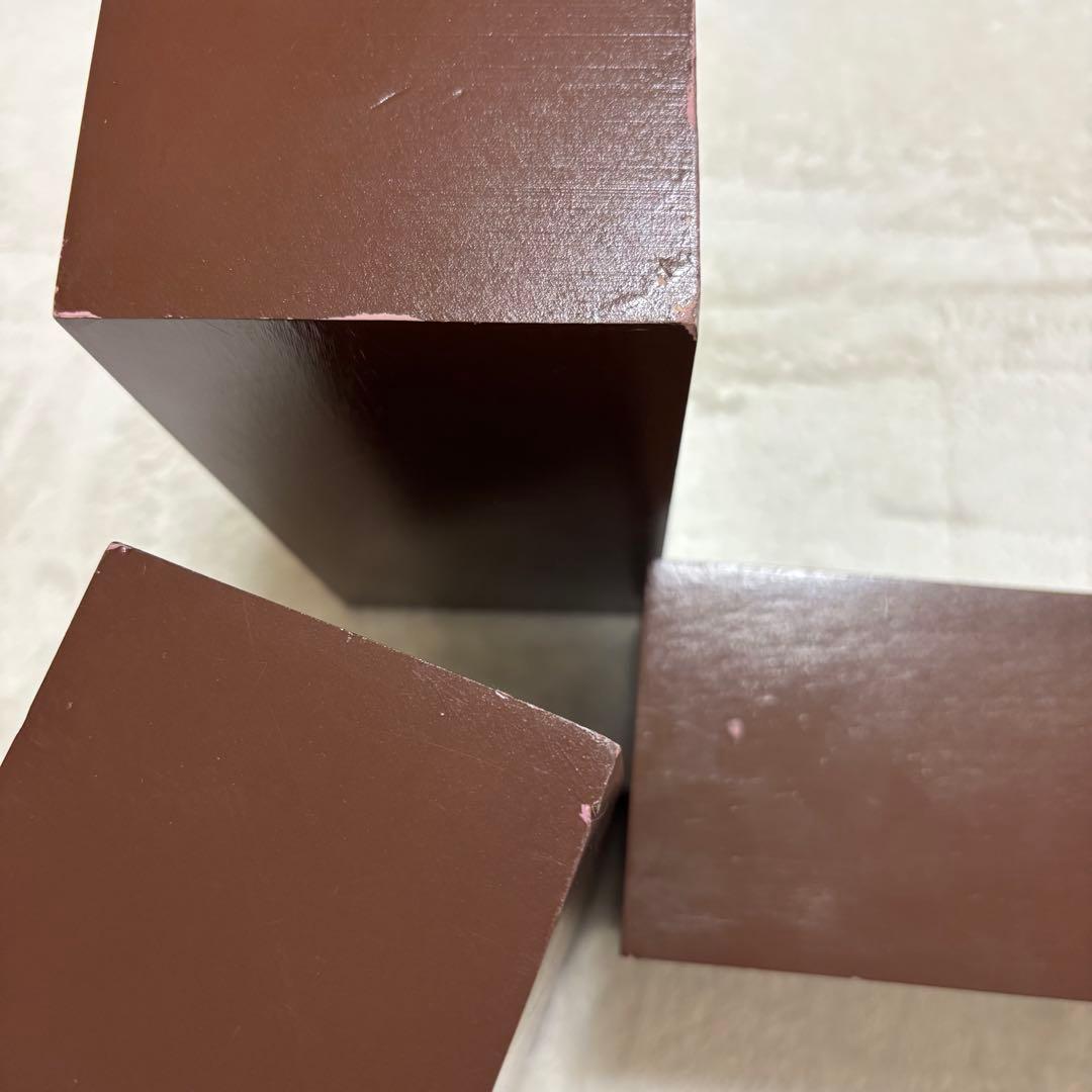 モンテッソーリ ピンクタワー　はめ込み円柱　茶色い階段　感覚教具　まとめ売り