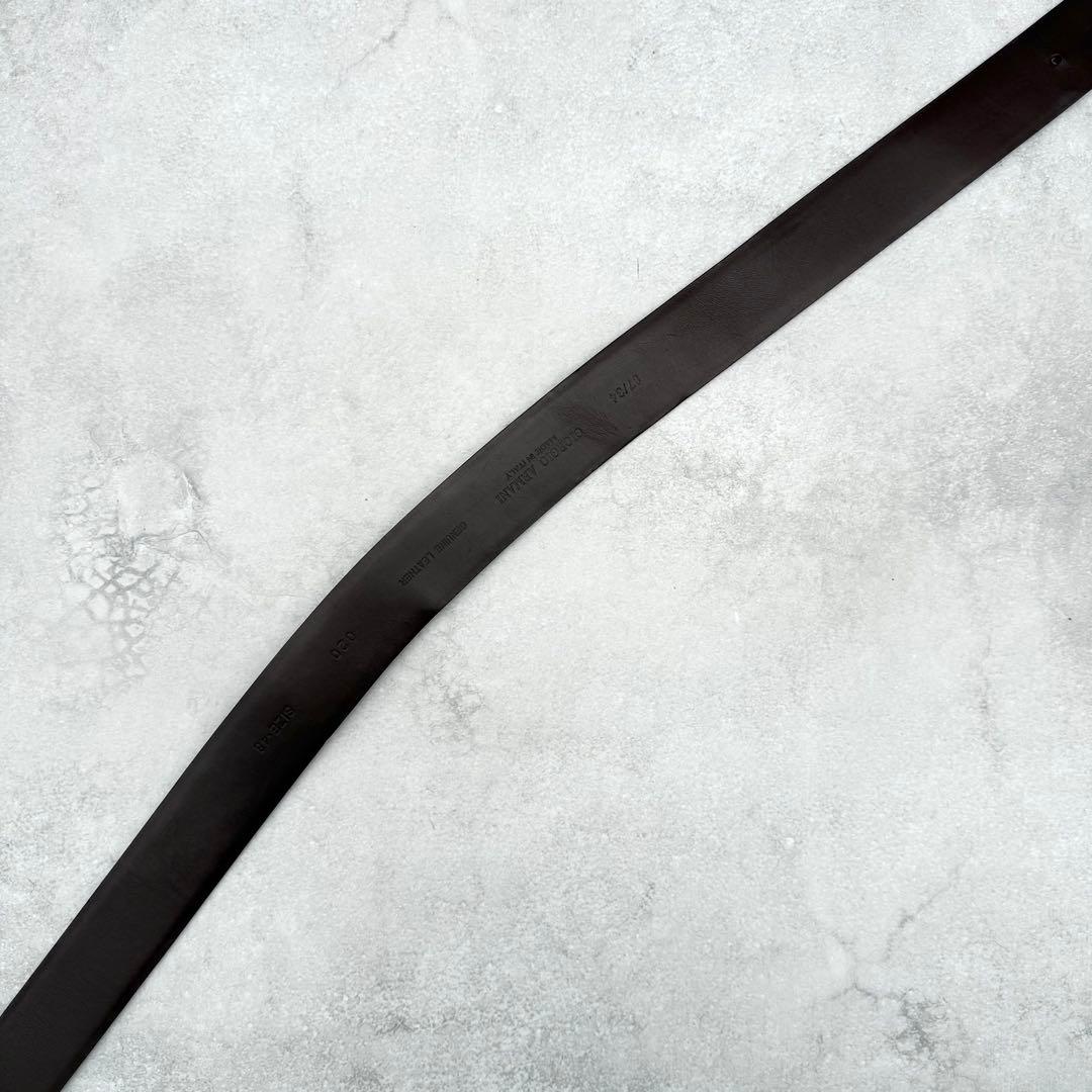 美品 GIORGIO ARMANI leather belt SIZE 48