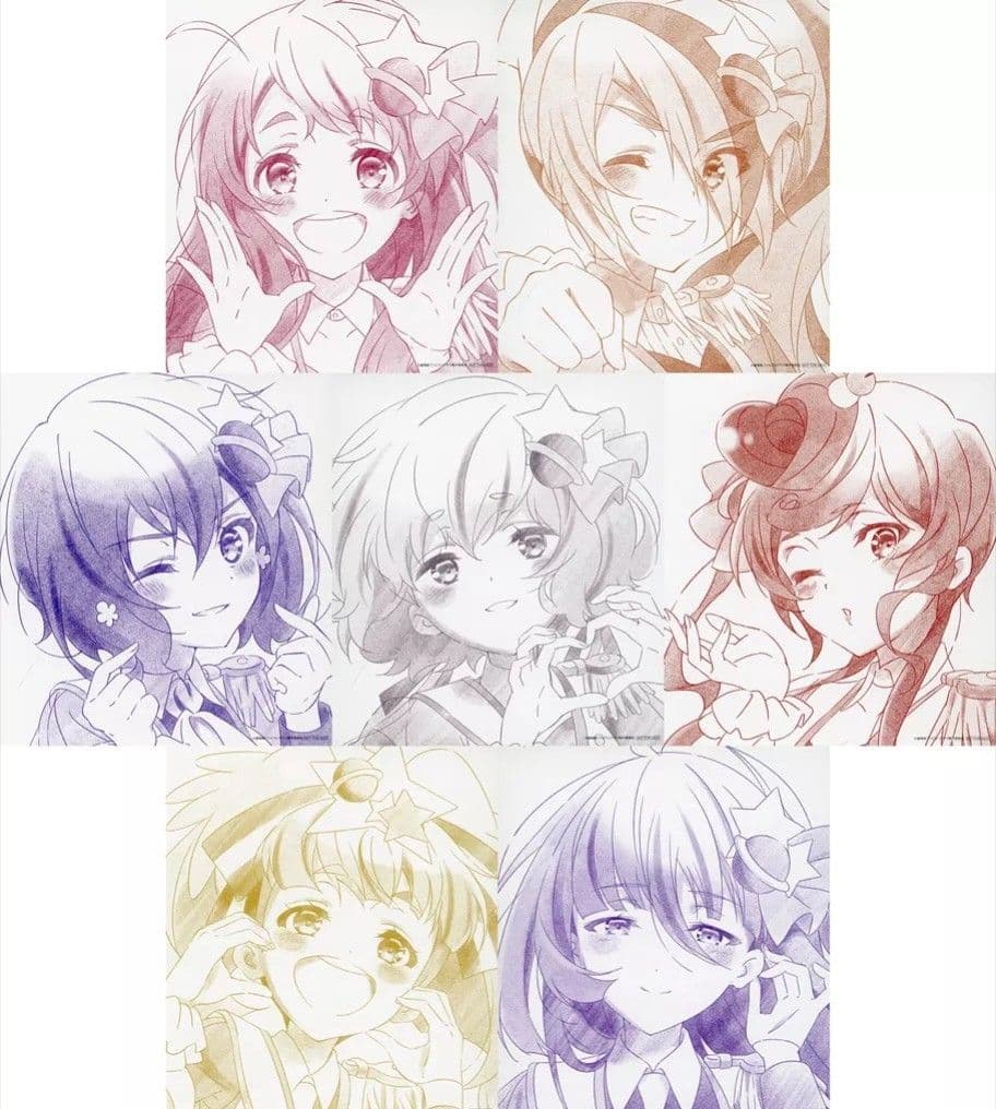 ゾンビランドサガ　ゆめぎんがパラダイス　入場者特典　ミニ色紙風カード　コンプ