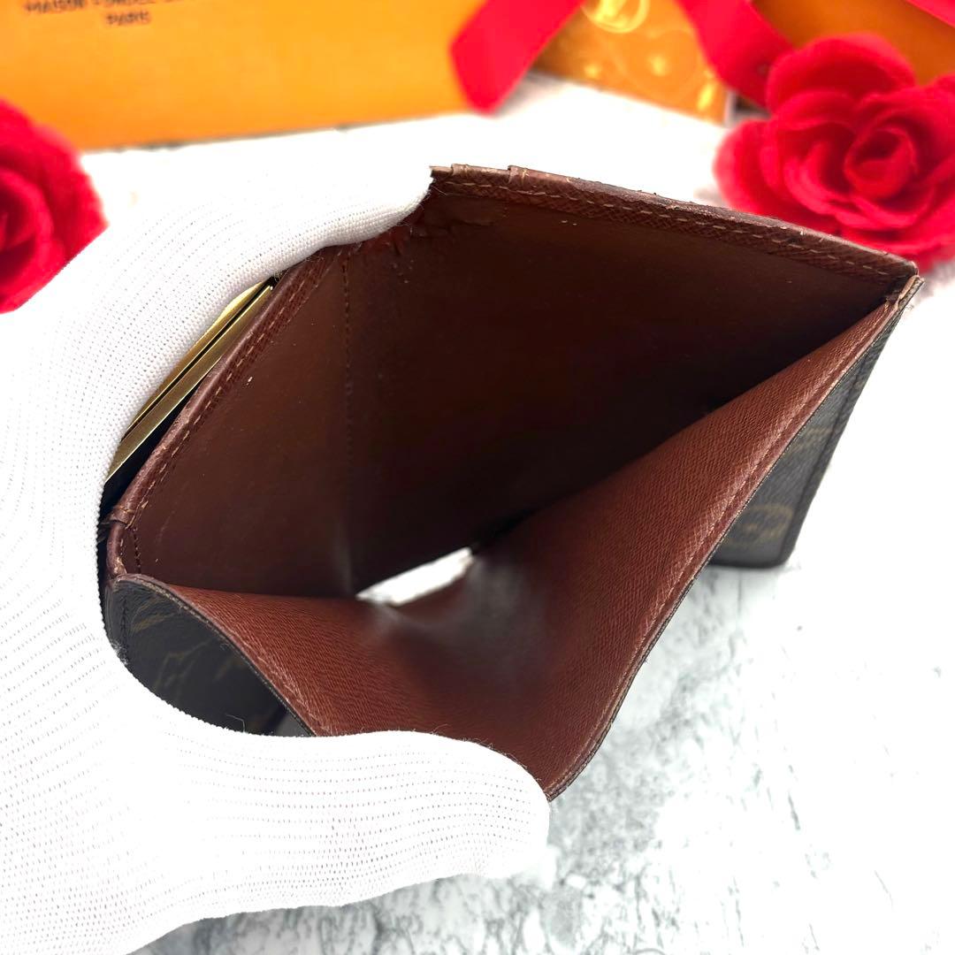 【極美品】 ルイヴィトン モノグラム ヴィエノワ がま口 折り財布