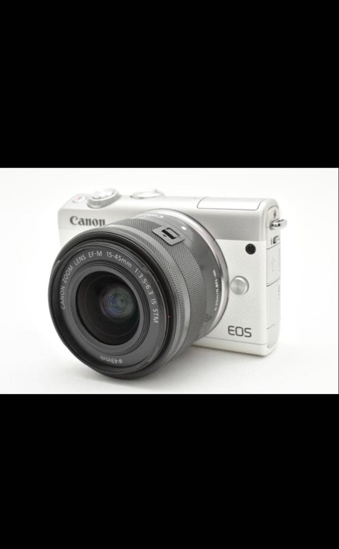 Canon EOS M100 ミラーレス一眼 カメラ　ホワイト