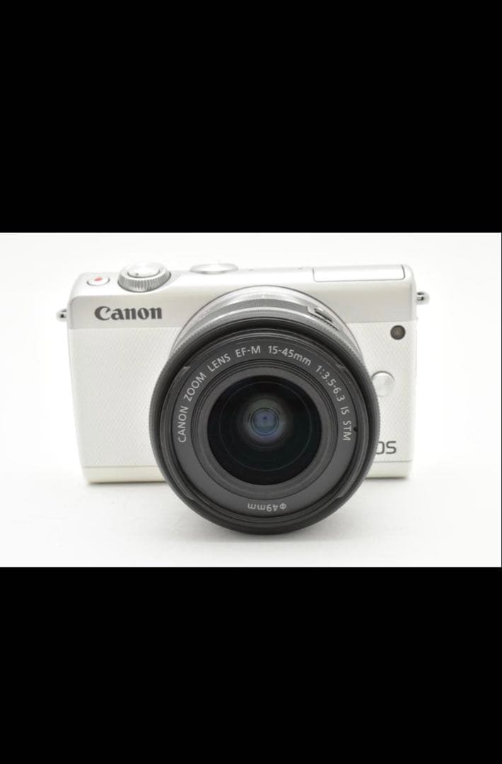 Canon EOS M100 ミラーレス一眼 カメラ　ホワイト