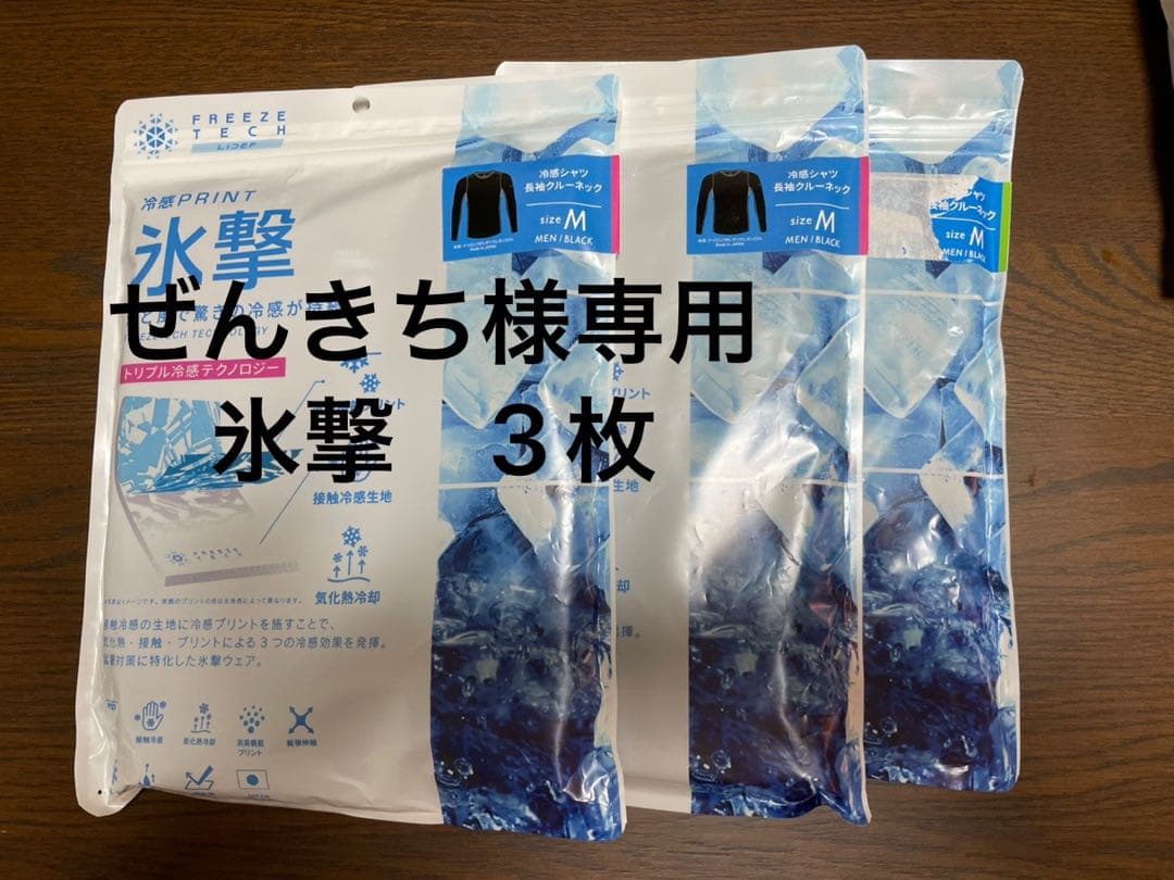 フリーズテック / 氷撃 / 長袖クルーネック / Mサイズ