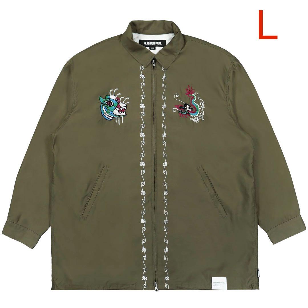 新品 NEIGHBORHOOD SOUVENIR SHIRT LS オリーブ L