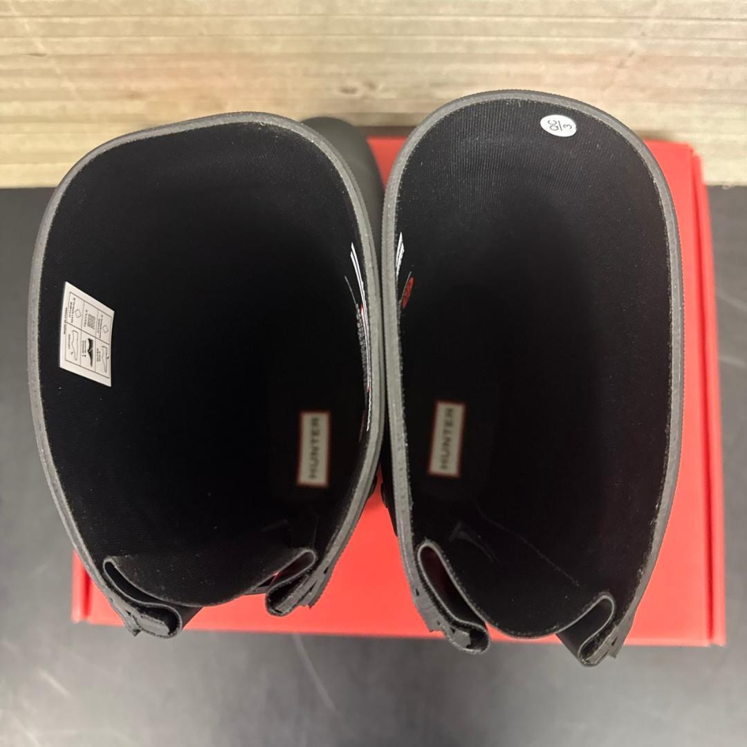 ☆未使用　HUNTER　レインブーツ　ショート バック アジャスタブル　23㎝