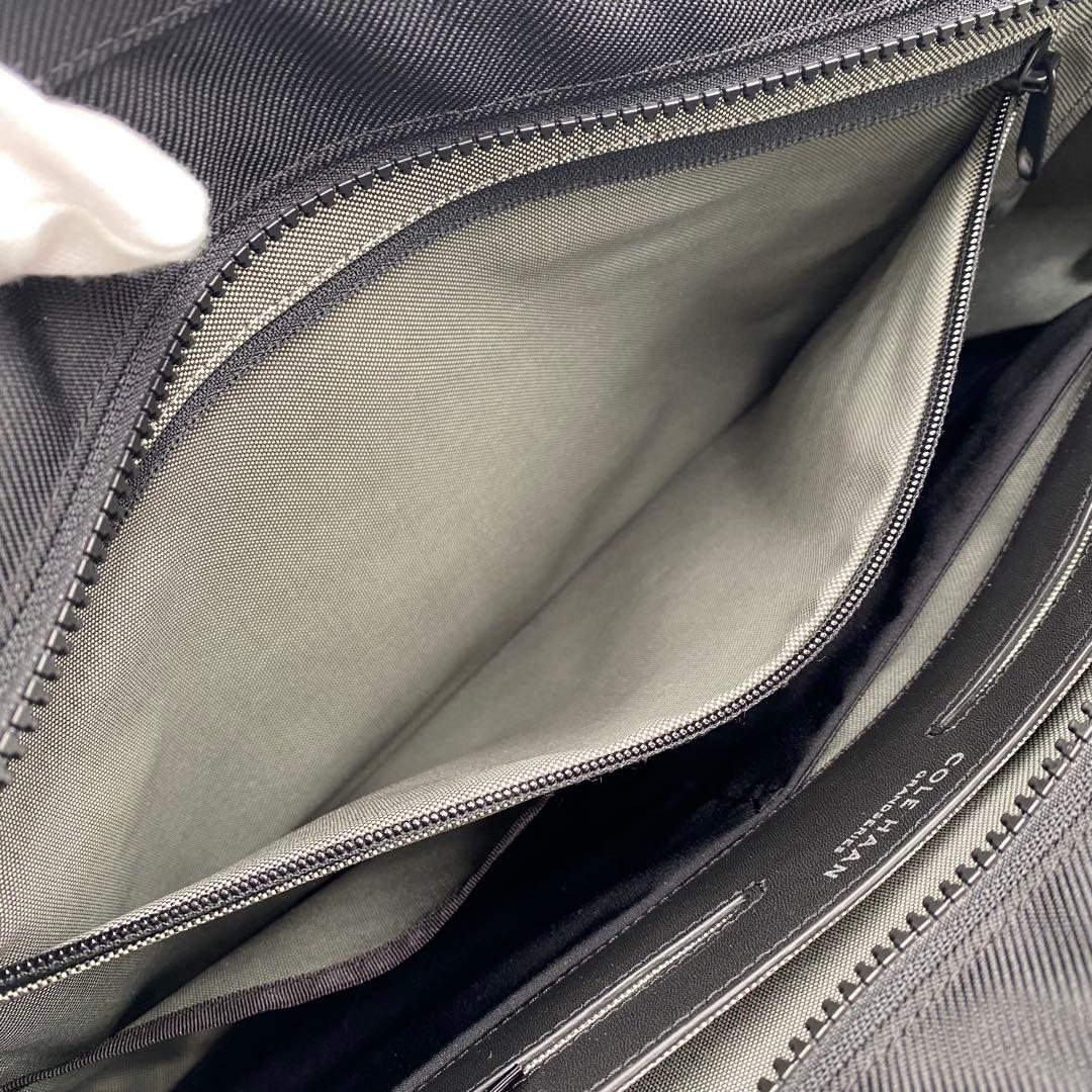 COLE HAAN モダン トートバッグ 2way 肩掛け mens. 黒