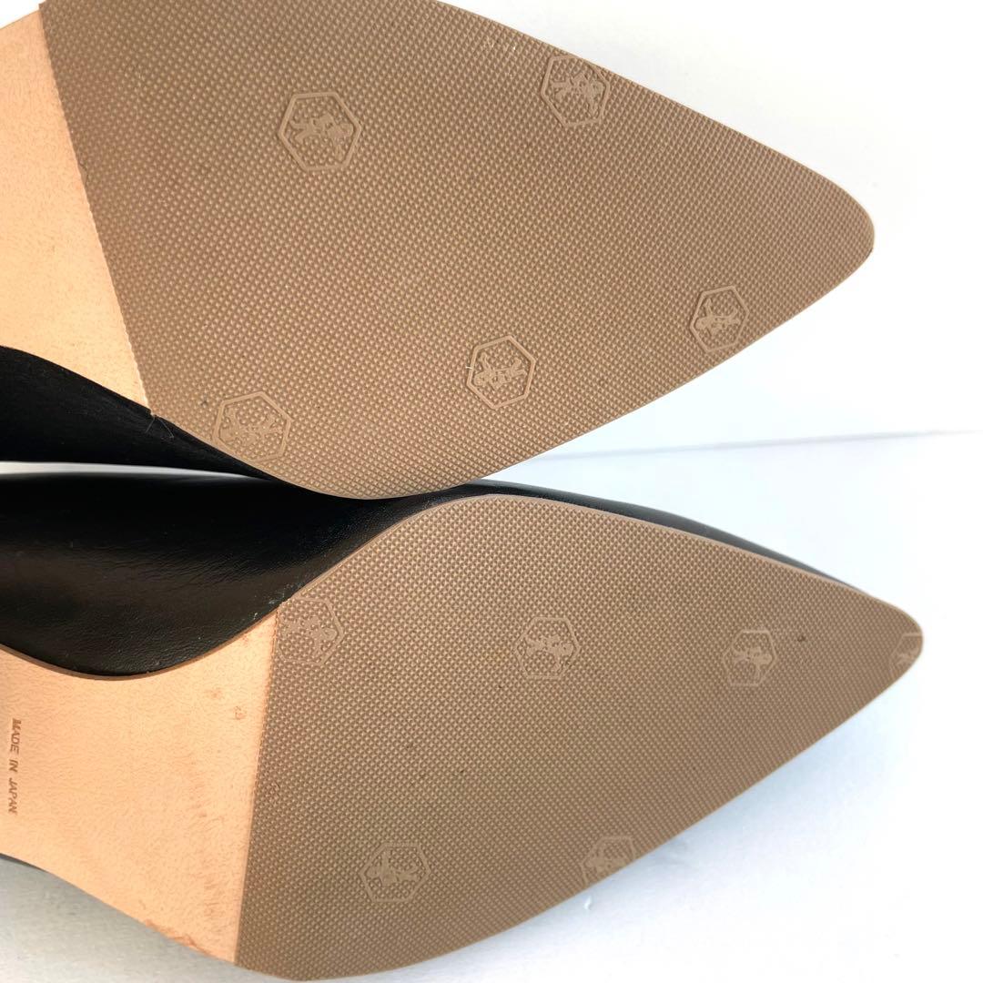 未使用級☆CLANE パンプス POINTED WAVE PUMPS 23.5