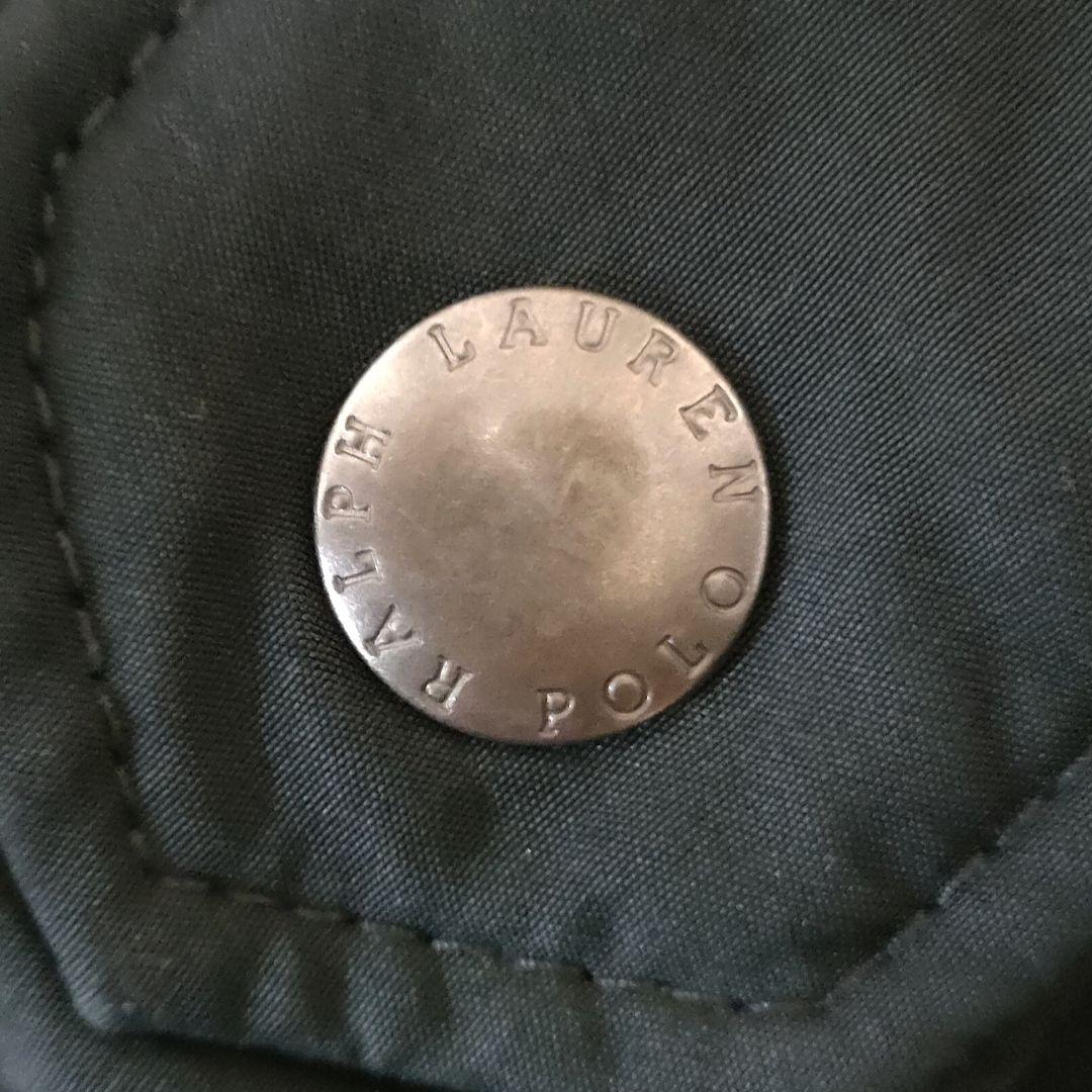極美品 POLO RALPH LAUREN 中綿 ジップ ジャケット 黒 L