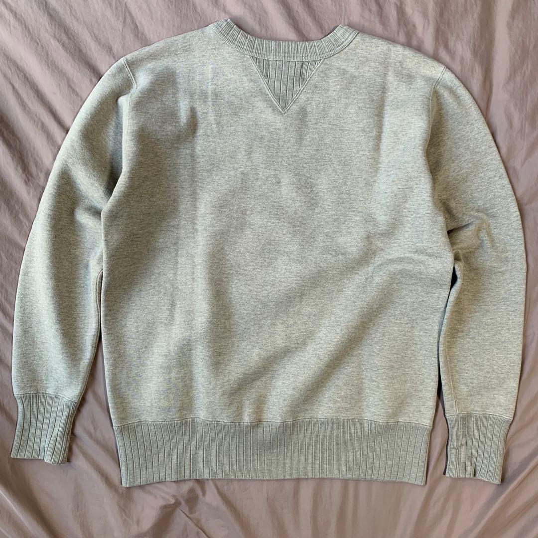 ステュディオダルチザン 9835 スヴィンゴールド吊り編みスウェットXL 杢GY