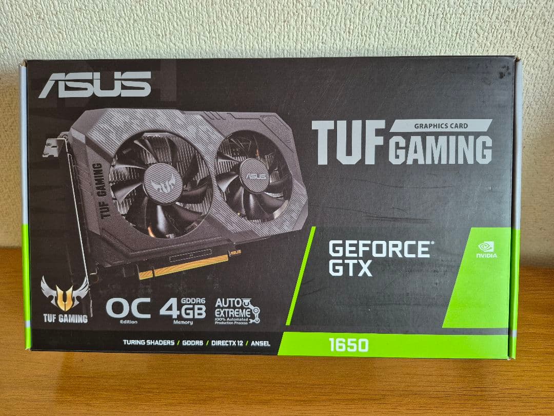 グラフィックボード・グラボ・ビデオカード ASUS TUF-GTX1650-O4GD6-GAMING