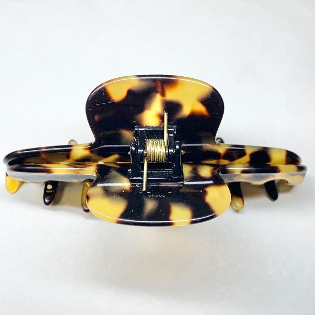 希少 アレクサンドルドゥパリ ヘアクリップ ベッ甲風 ブラウン Mサイズ