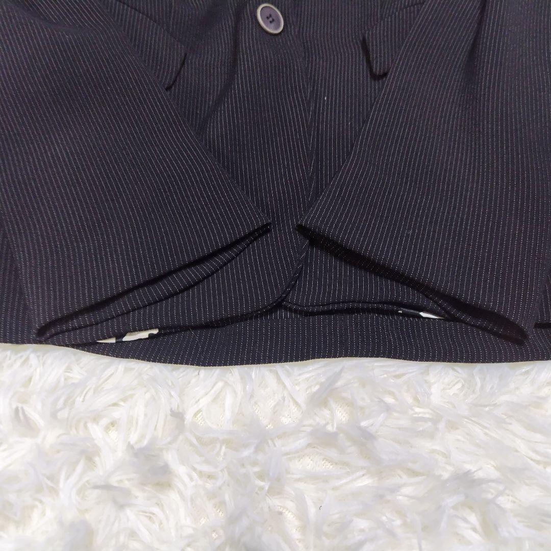 【大きいサイズ】 マックスマーラ パンツスーツ ストライプ ブラック 42