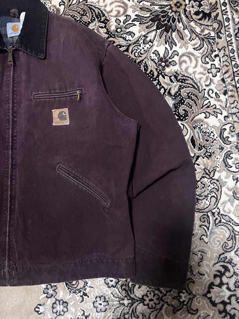 希少 90s カーハートデトロイトジャケット J43 BRG