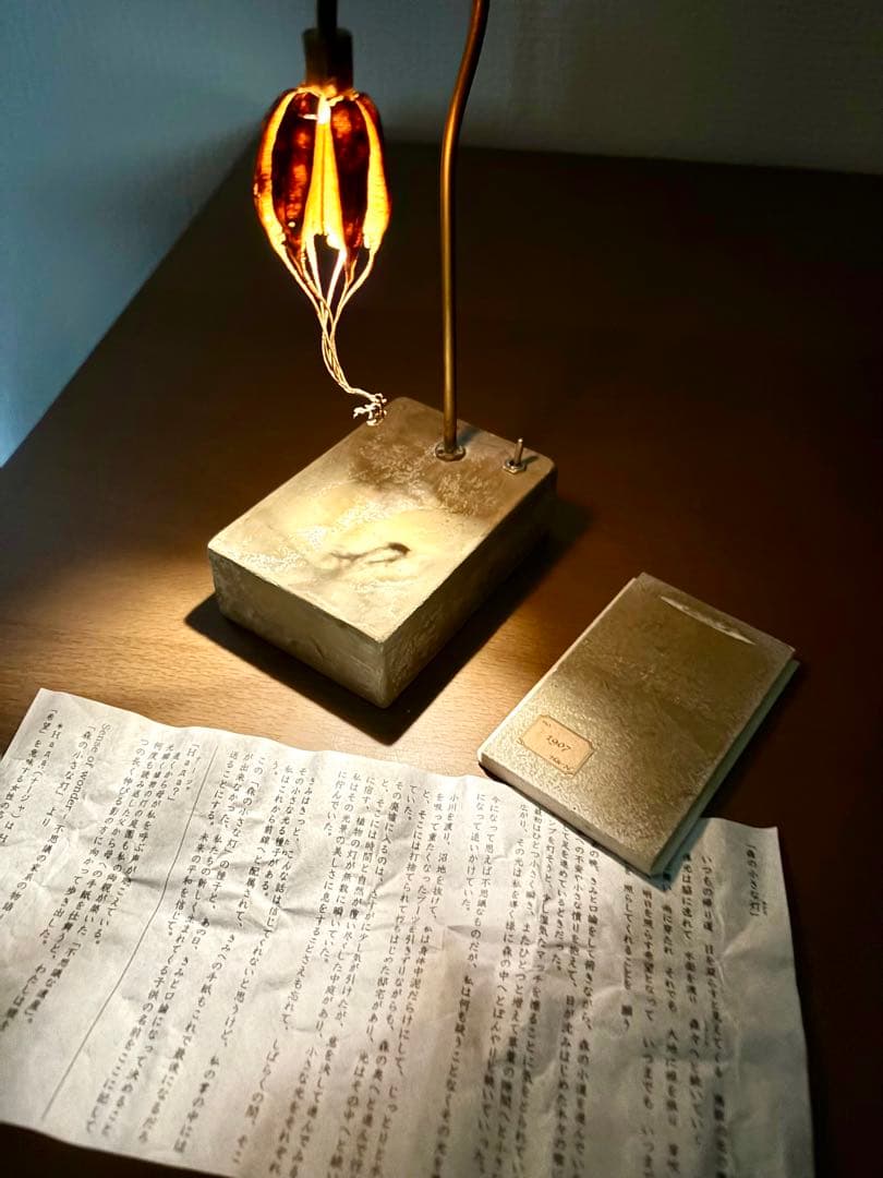 はいいろオオカミ+花屋西別府商店 森の小さな灯