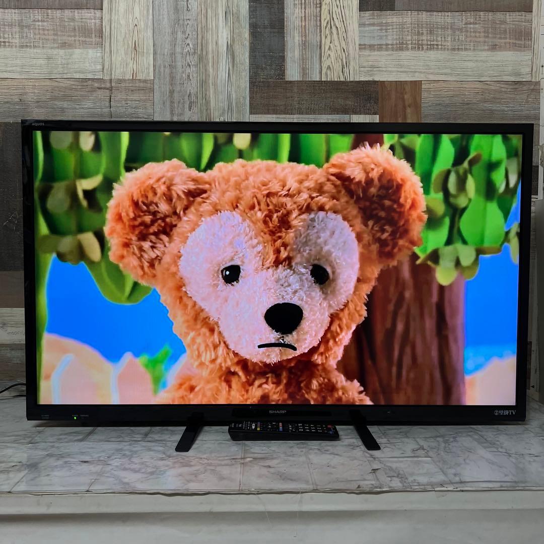 即日受渡❣️全国送料込SHARP 40型液晶テレビ外付けHDD対応裏番組録画