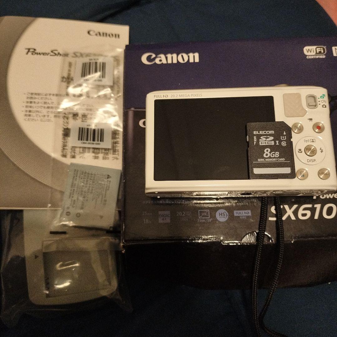 Canon PowerShot SX610 HS ホワイト