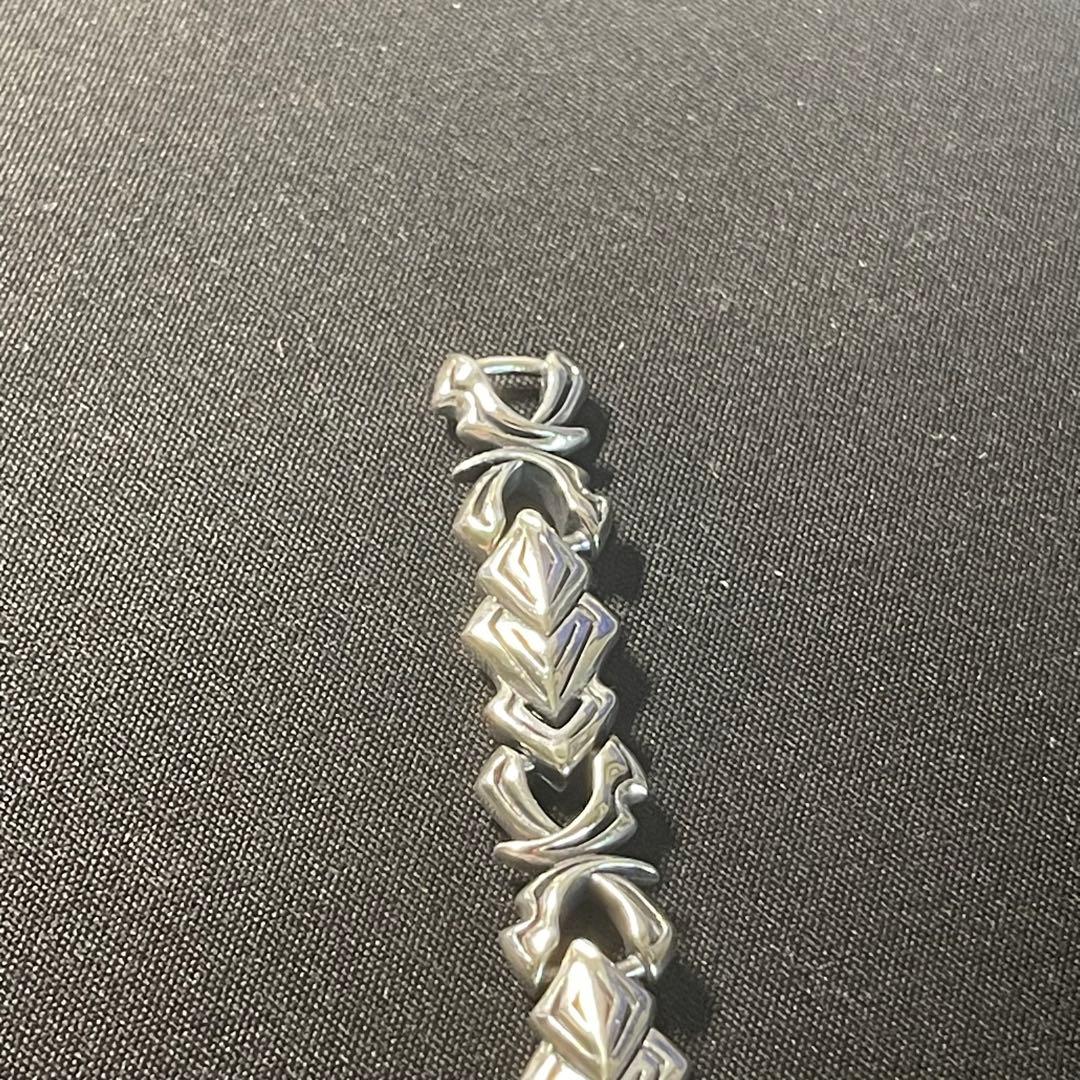 925スターリングシルバー レトロ＆ディストレストスタイルの 新しいブレスレット