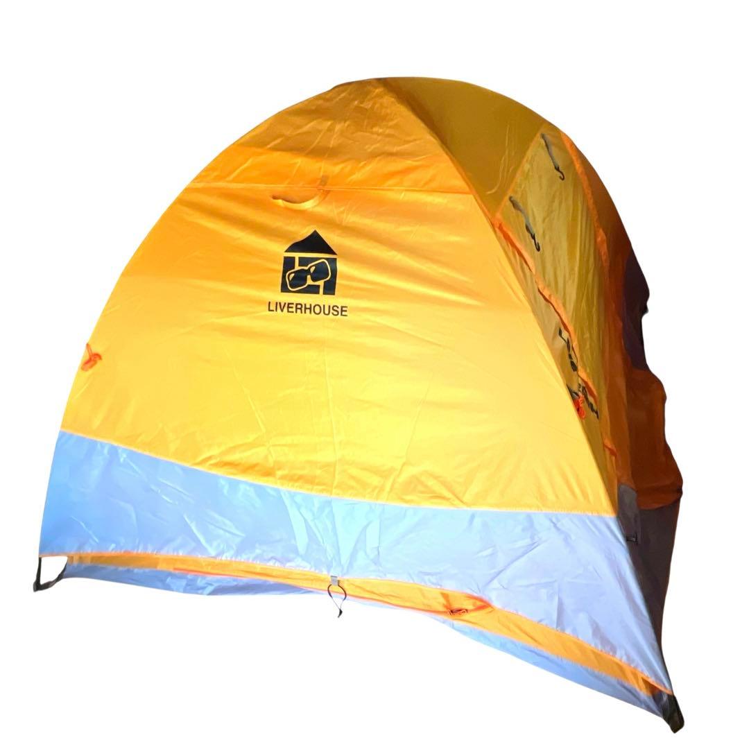 【未使用】ライバーハウス TREKKER 4 4人用 オレンジ 組み立て簡単