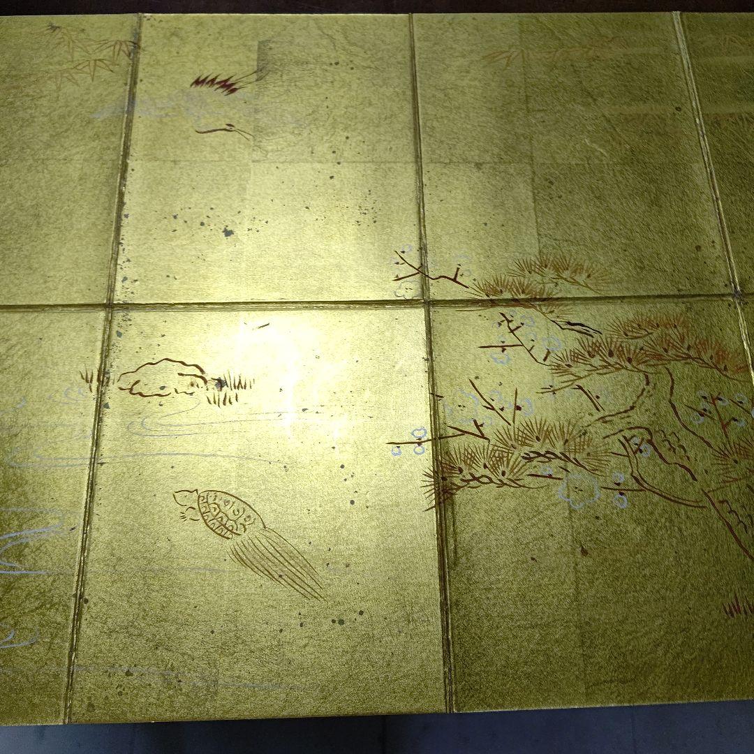 香道具志野流　地敷　金　銀　両面使い