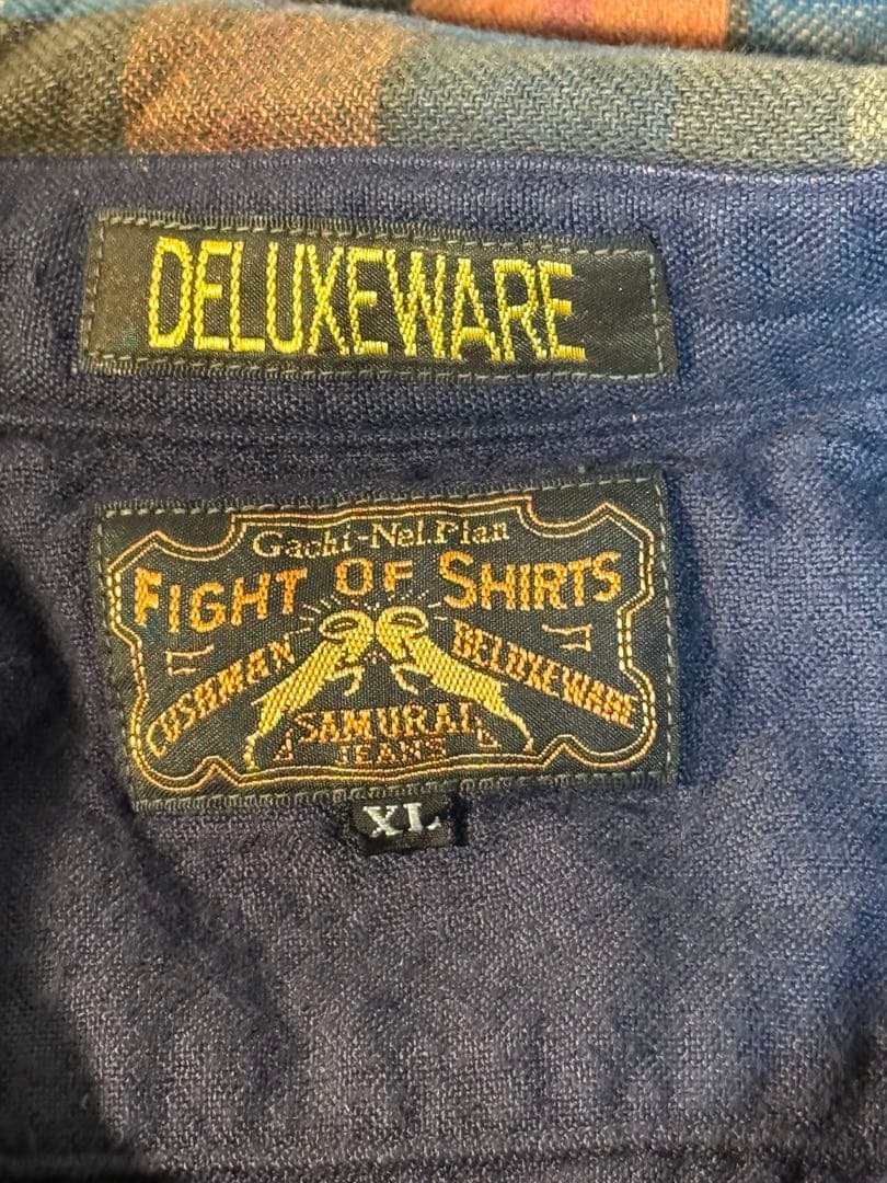 DELUXEWARE デラックスウエア ガチ シャツ HV-20 限定 XL