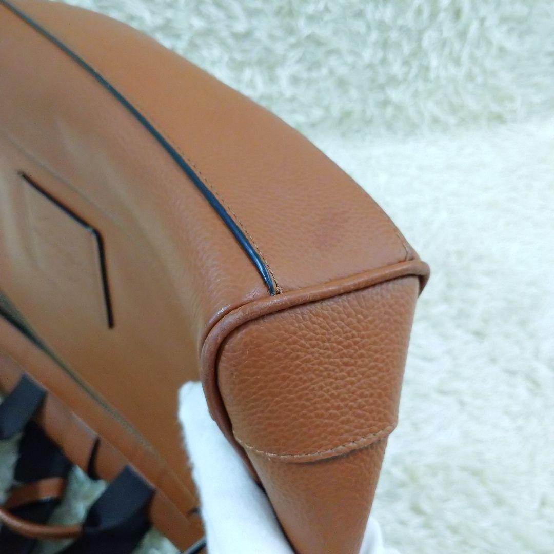 COACH コーチ ハドソン メッセンジャーバッグ レザー ブラウン