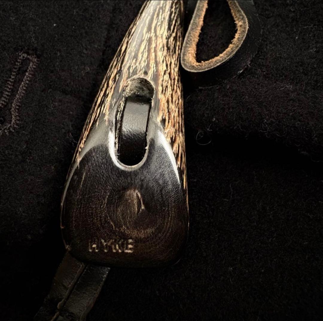 HYKE ハイク ダッフルコート ロング 黒 ブラック⭐️ほぼ未使用