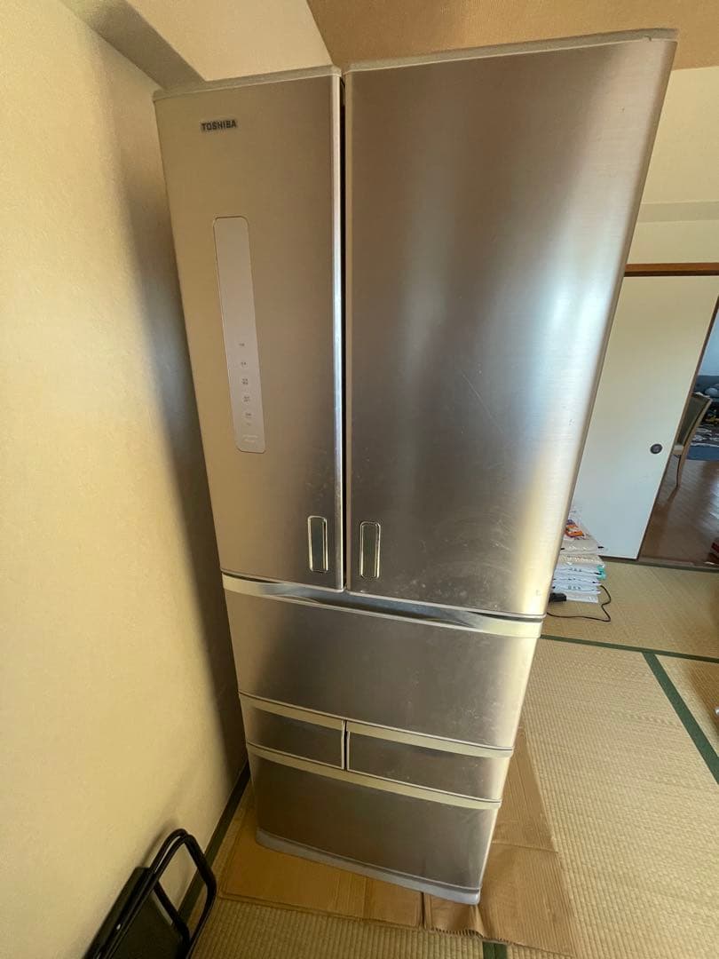 510L TOSHIBA 冷蔵庫 GR-G51FX (N) シルバー