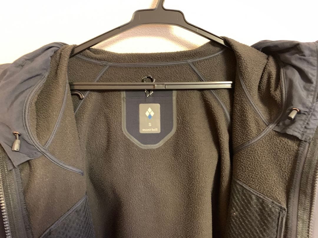 mont-bell パウダージェットパーカー 人気のブラックＳ