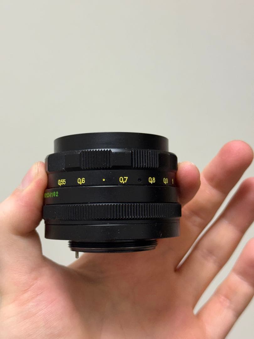 Helios-44M 58mm F2 M42 単焦点レンズ 前後キャップ